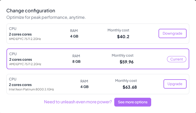 Change Configuration Overview