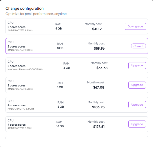 Expanded Configuration Options