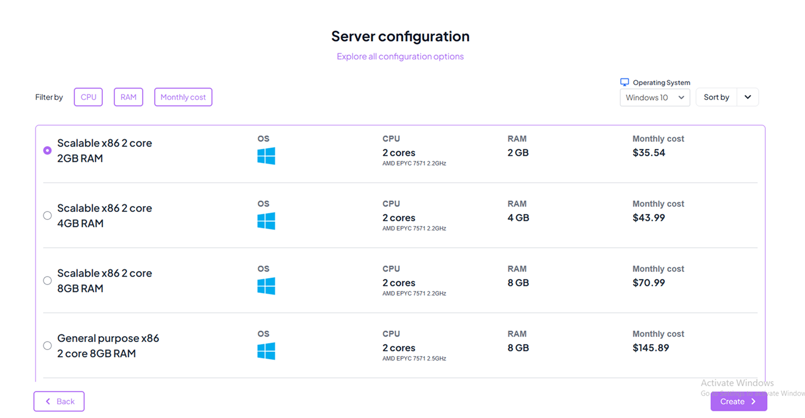 Server Configuration